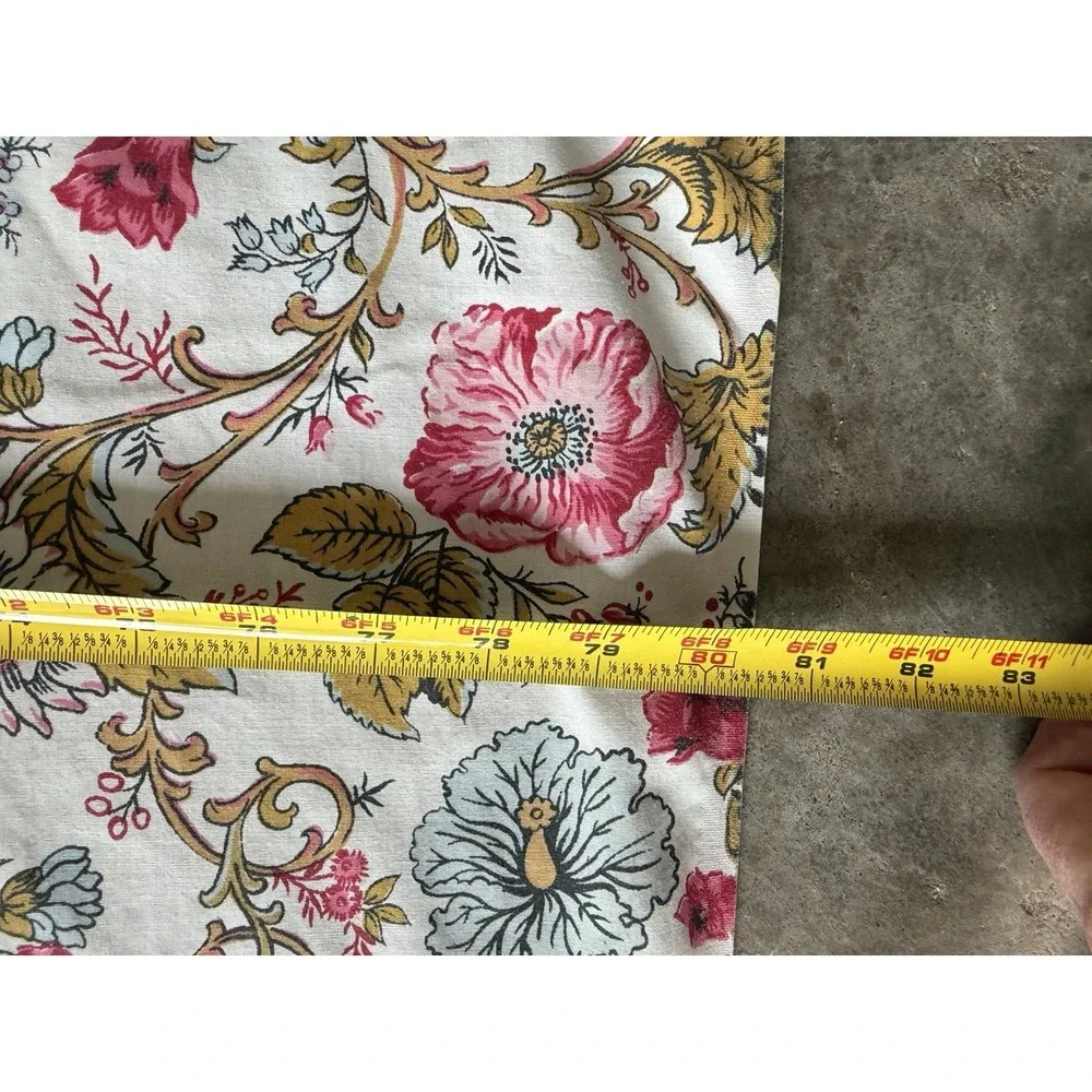 Vintage Springmaid  Twin Flat  Sheets Floral Lot Of 4 -80x90 Made In‎ USA